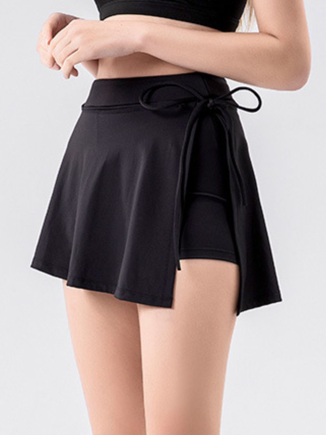Thunder Chick Fitness High Waist Active Skort with Pockets