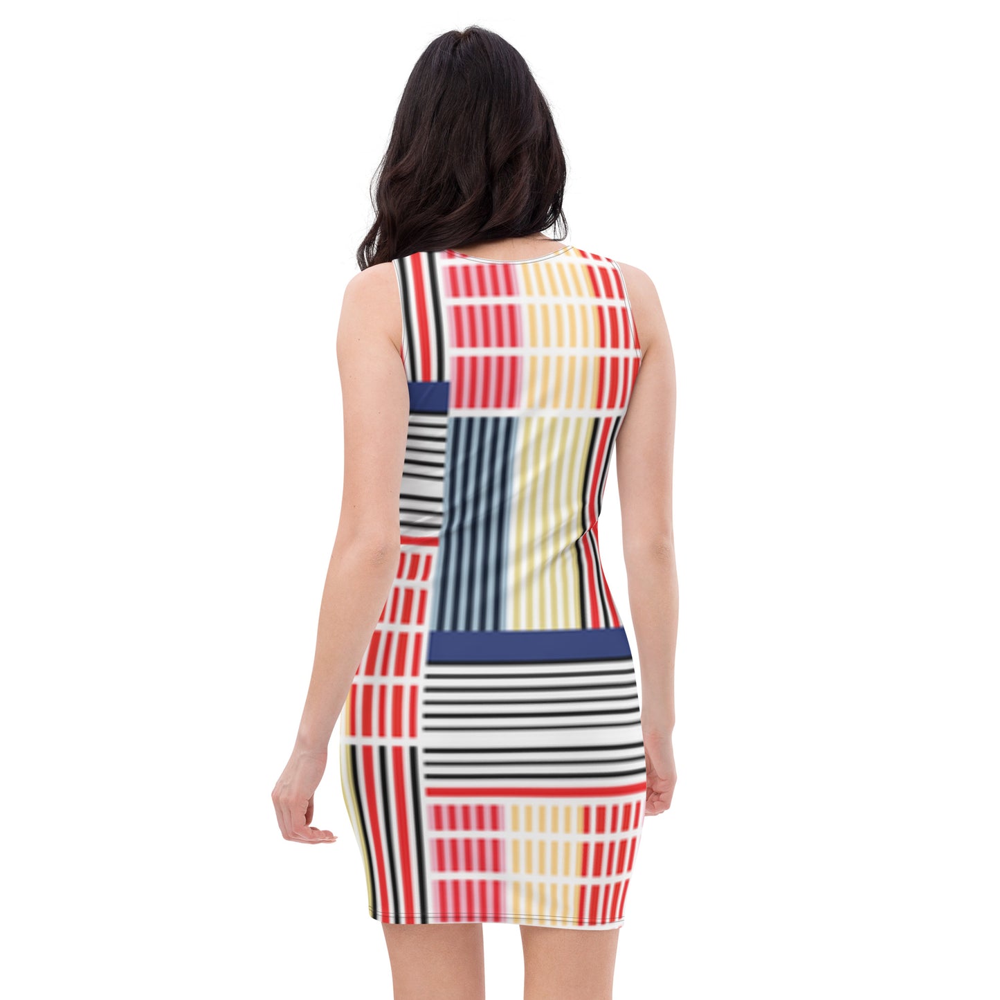 Thunder Chick Fitness Checked Bodycon dress