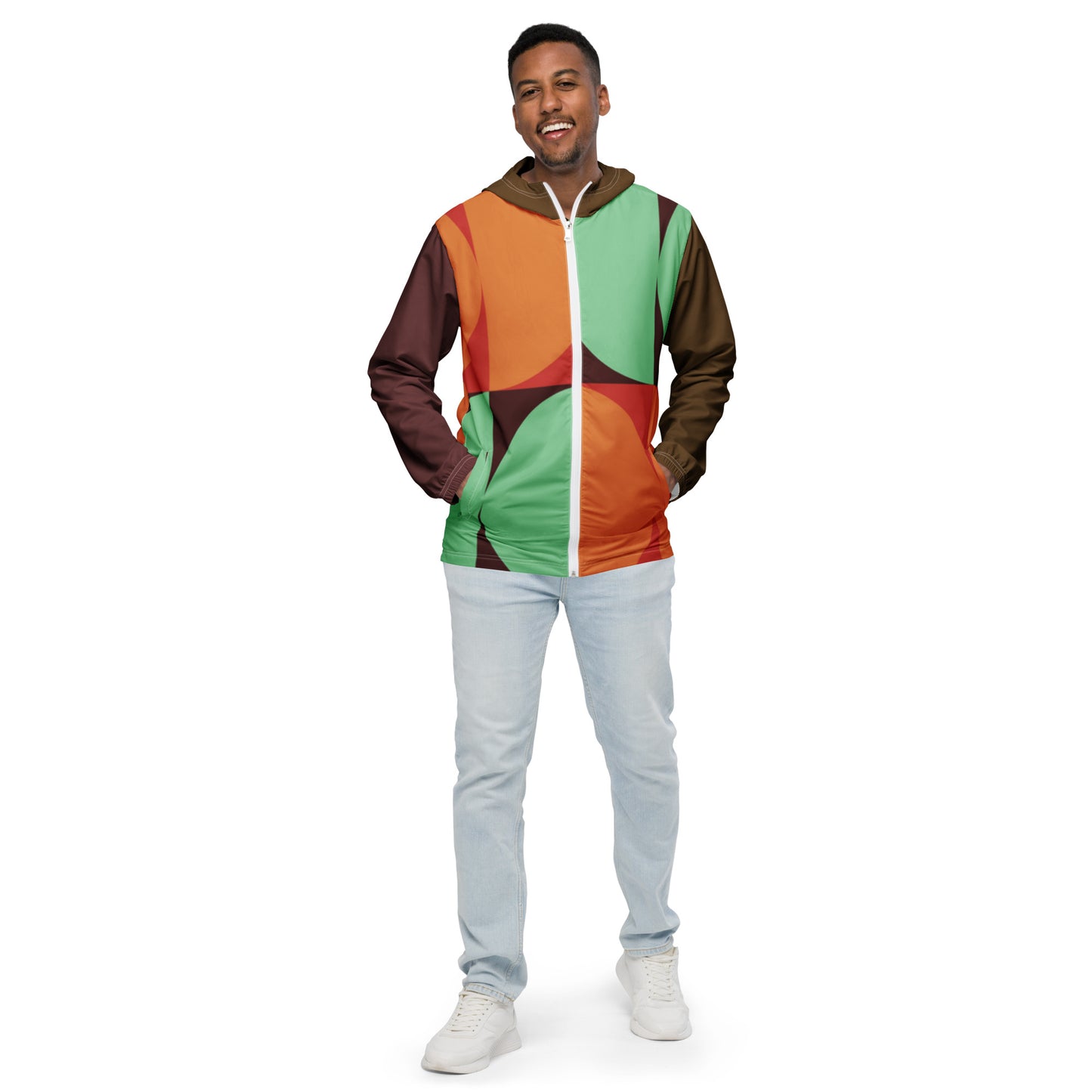 TCF Geometric Windbreaker