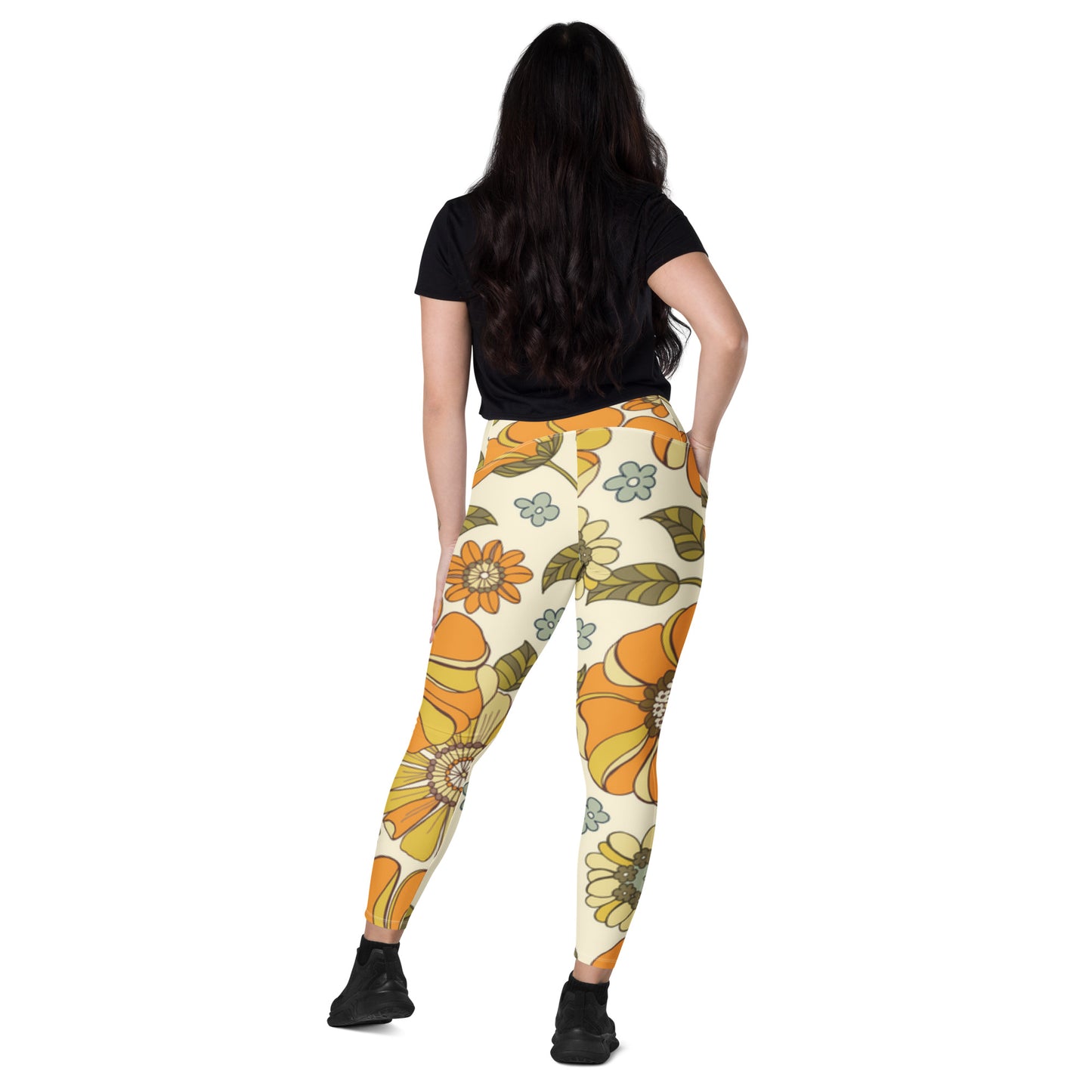 Thunder Chick Fitness Sunflower Leggings with pockets