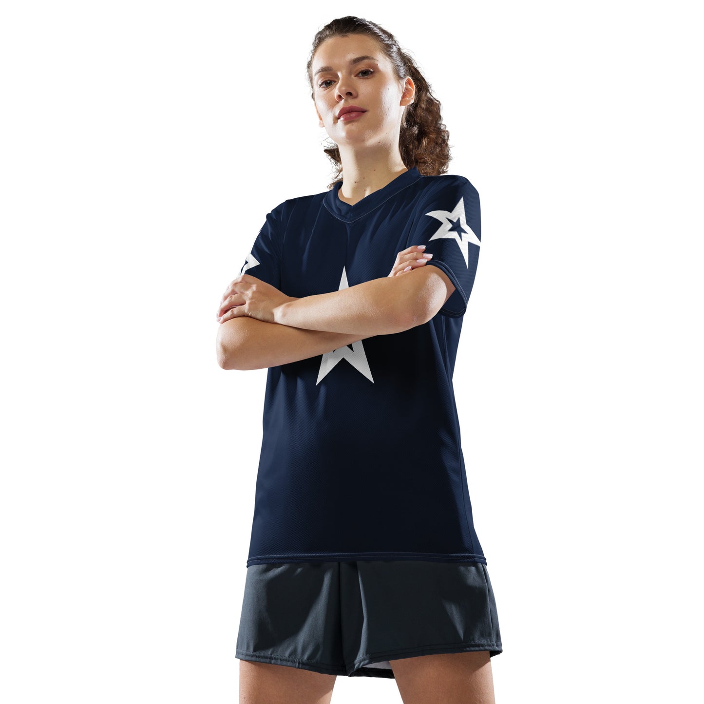 Thunder Chick Fitness KEVYNNE GIRLS IN Blue Unisex Sports Jersey