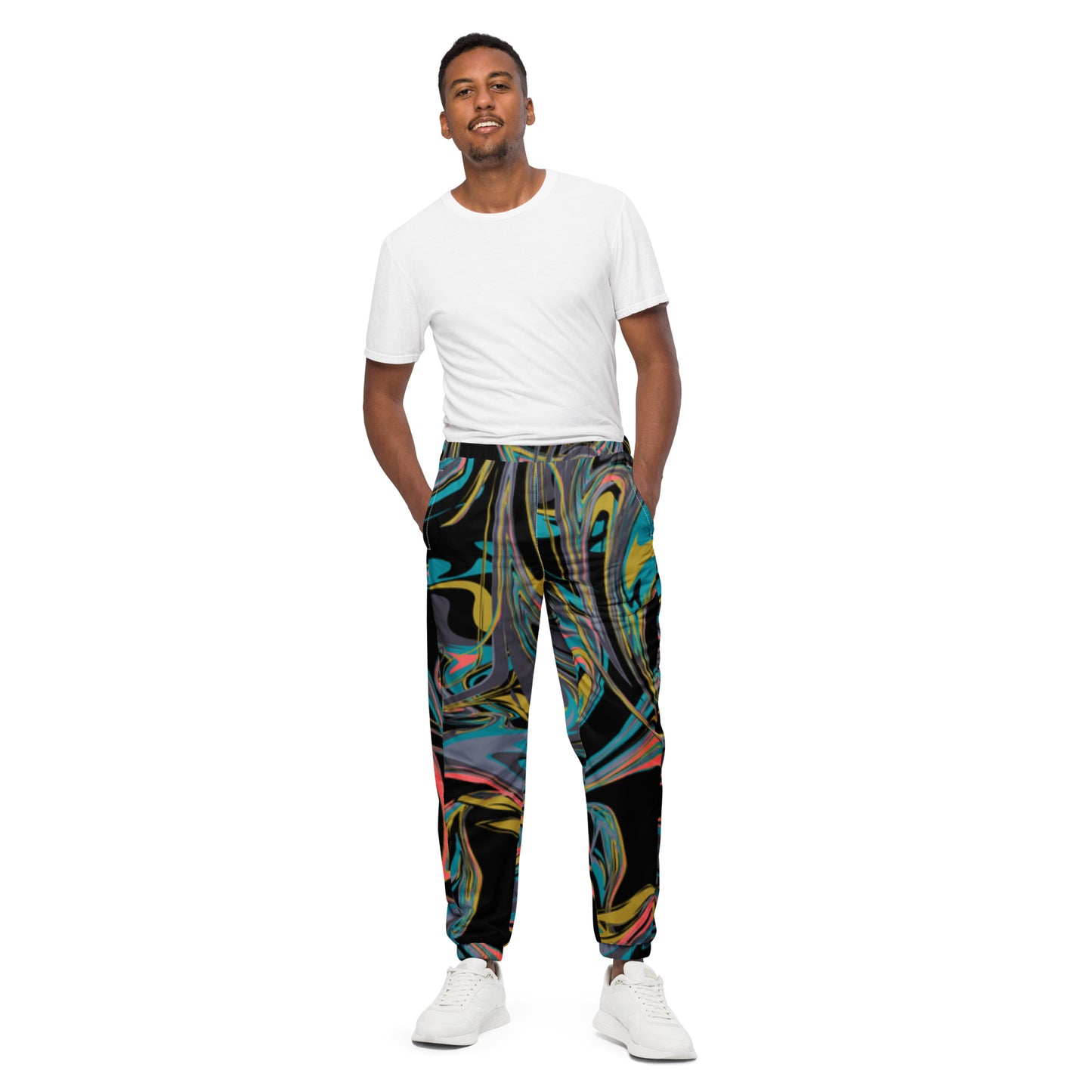 TCF Green Splash Track Pants