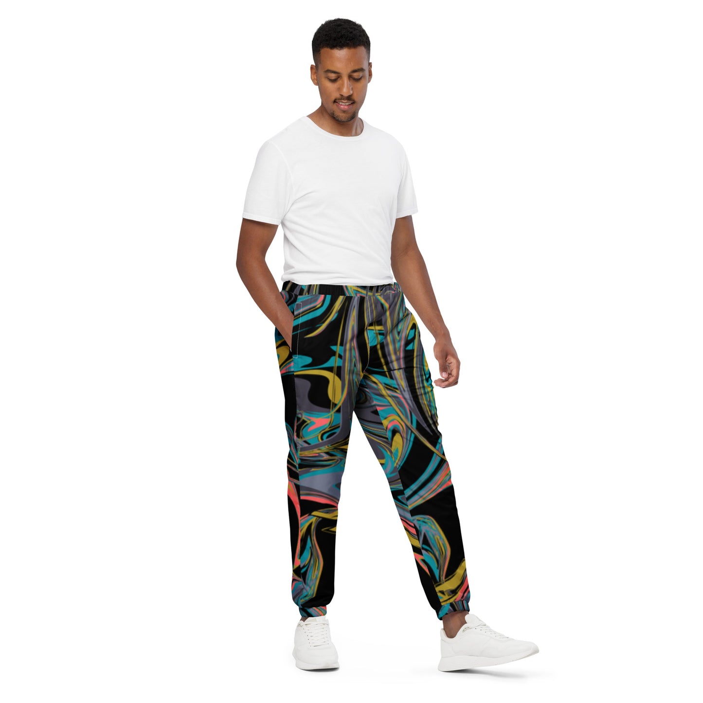 TCF Green Splash Track Pants
