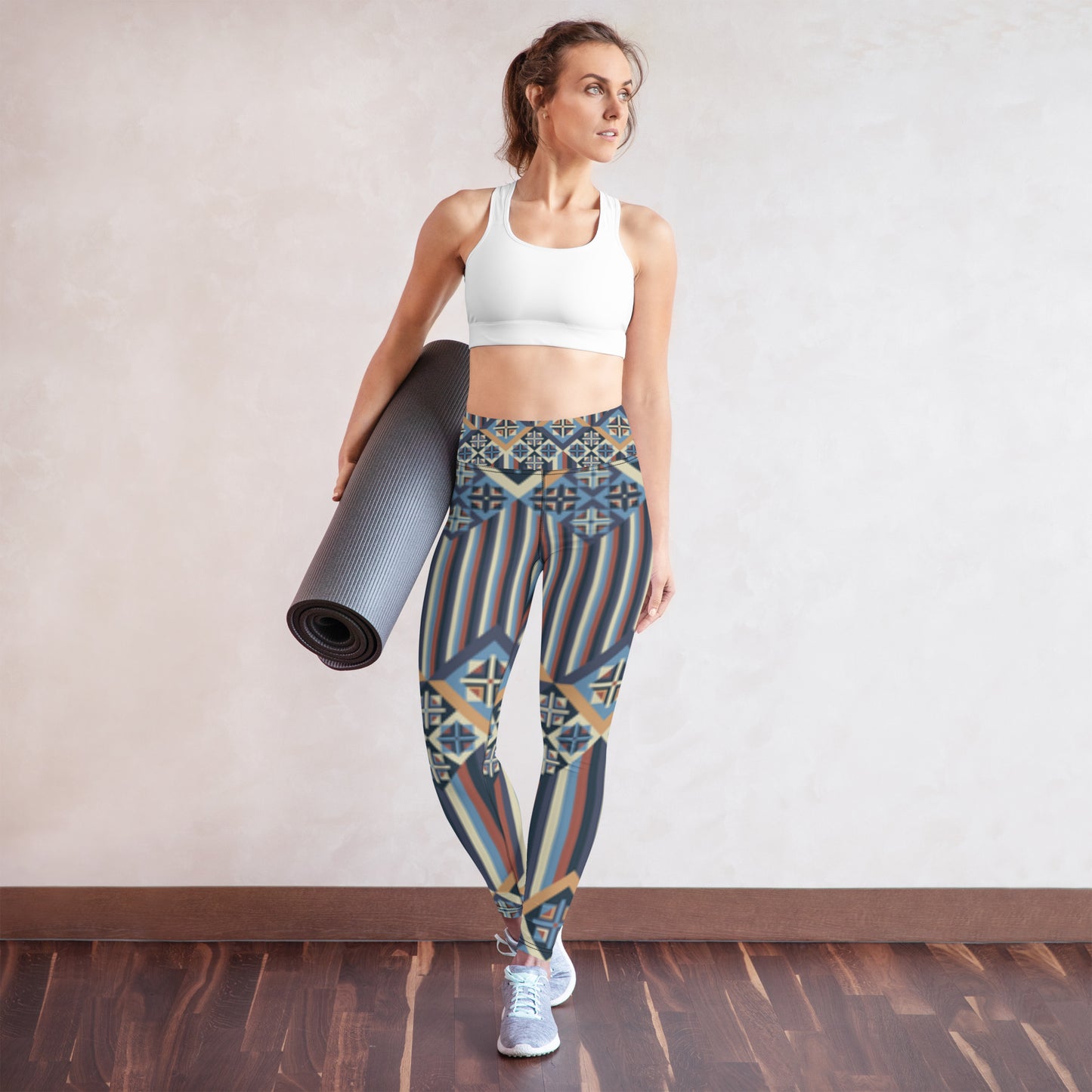 Thunder Chick Fitness Aztec Print Yoga Leggings
