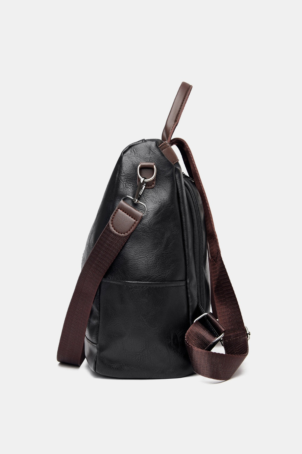 Thunder Chick Fitness PU Leather Backpack Bag