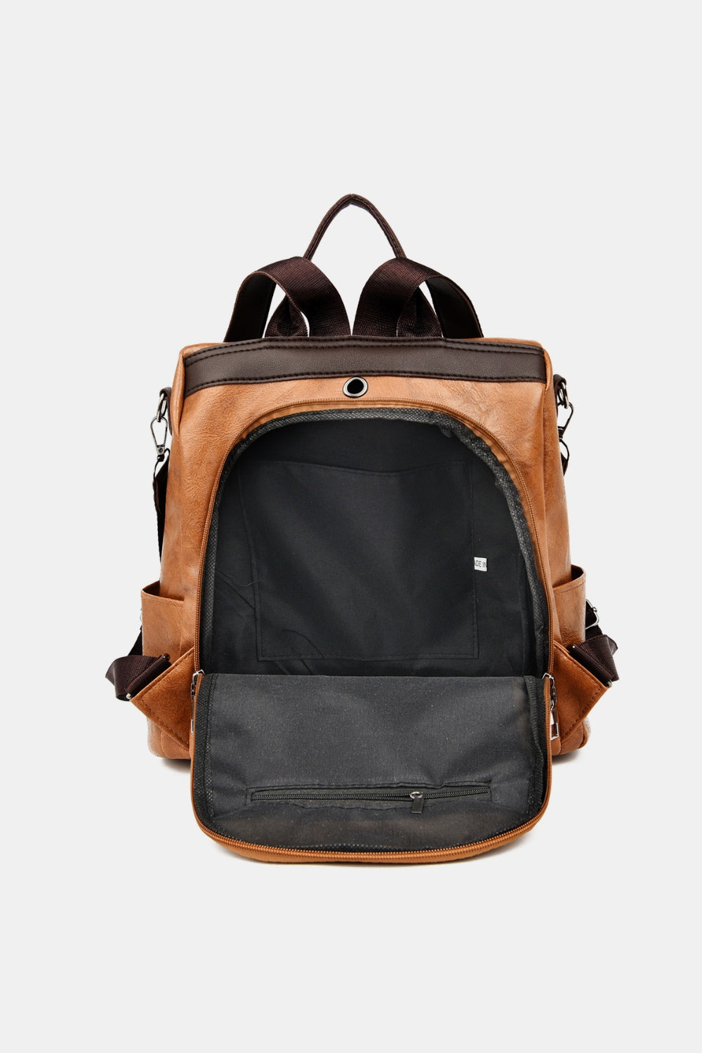 Thunder Chick Fitness PU Leather Backpack Bag