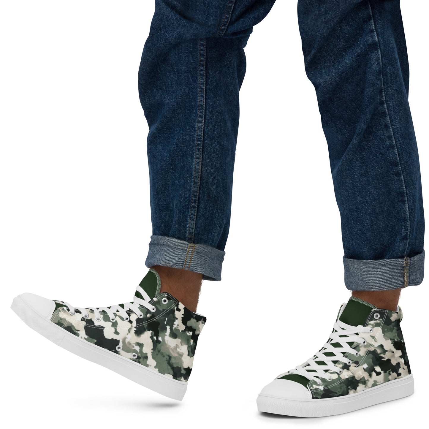 TCF Green Camo High Tops