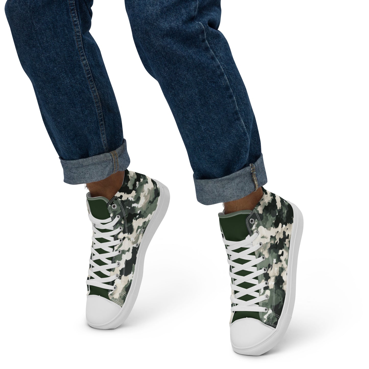 TCF Green Camo High Tops