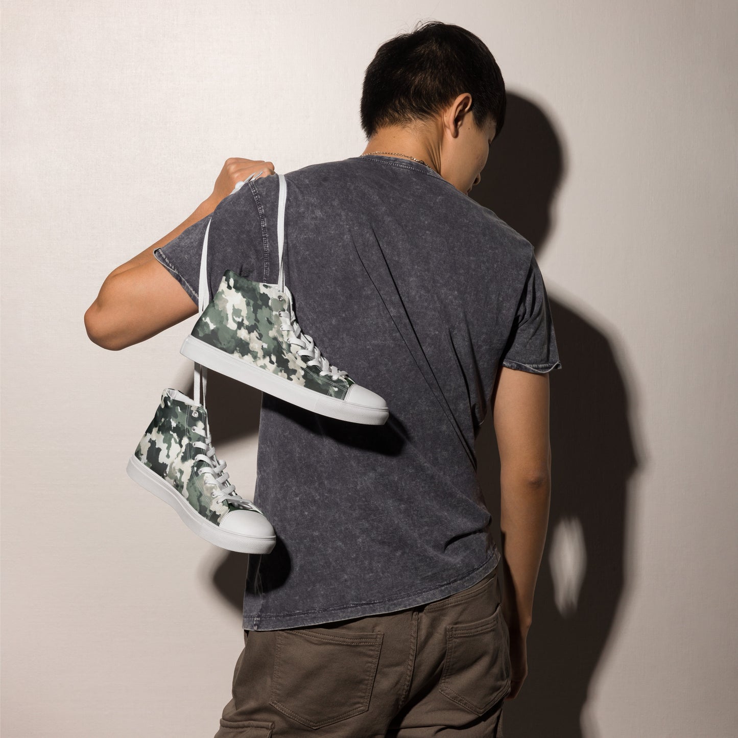TCF Green Camo High Tops