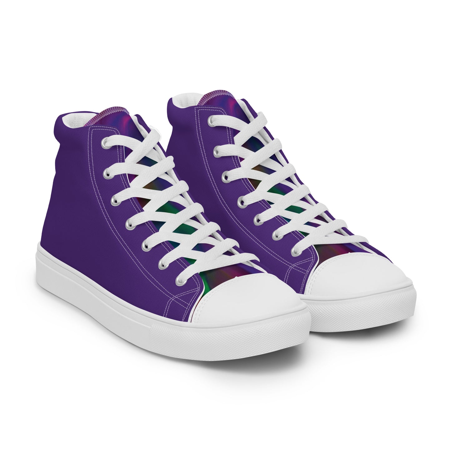 TCF Purple Passion Hightop Canvas Shoes