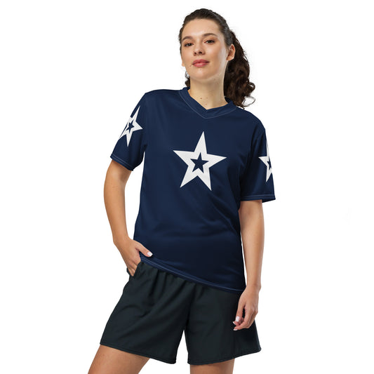 Thunder Chick Fitness SHAY Girls IN Blue Unisex Sports Jersey