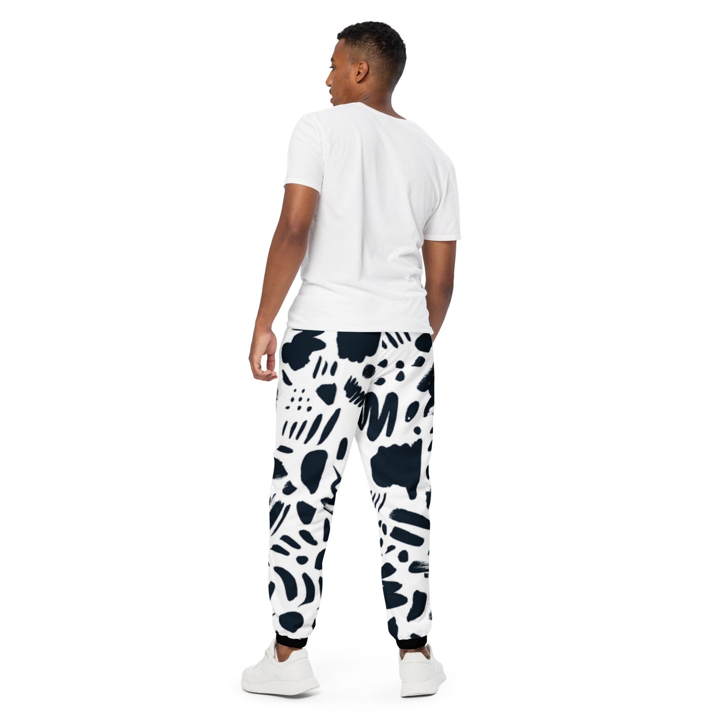 TCF White Spotted Track Pants